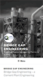 Mobile Screenshot of bridgegapengineering.com